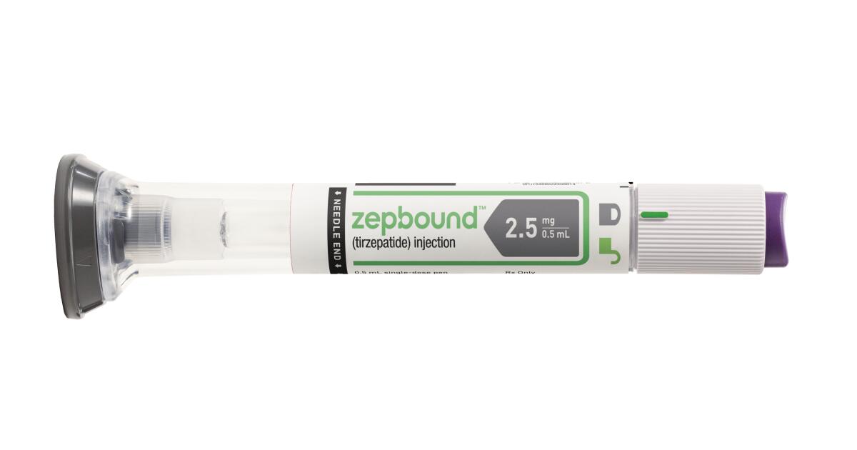 FDA approves Zepbound for weight loss Los Angeles Times